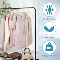 Amazon Best Seller Velvet Suit Hanger 50pk Clothes Hanger Flocked Hanger Space Saving