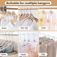 Mlici Clothes Hanger Connector for Clothes Organizing,  Space Saving Hanger Extender Hooks for Home Closet Organ