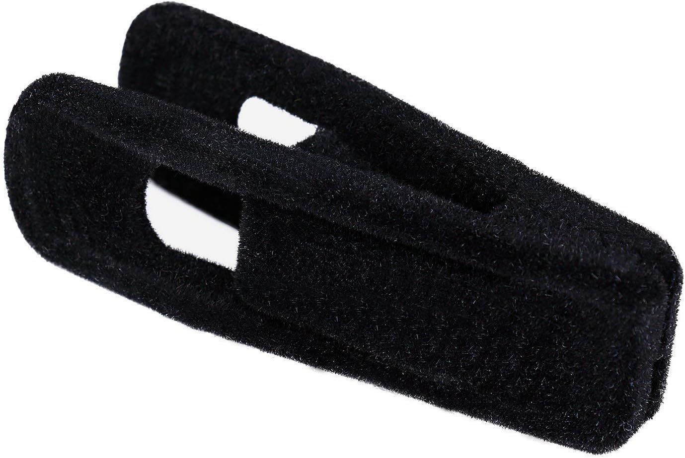 Velvet Hanger Clips,Black Pants Hangers Clips, Large Opening Clothes Pin, Strong Finger Flocked Clip Perfect ect
