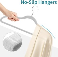 Amazon Best Seller Velvet Suit Hanger 50pk Clothes Hanger Flocked Hanger Space Saving