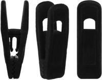 Velvet Hanger Clips,Black Pants Hangers Clips, Large Opening Clothes Pin, Strong Finger Flocked Clip Perfect ect