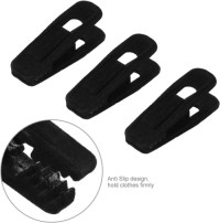 Velvet Hanger Clips,Black Pants Hangers Clips, Large Opening Clothes Pin, Strong Finger Flocked Clip Perfect ect